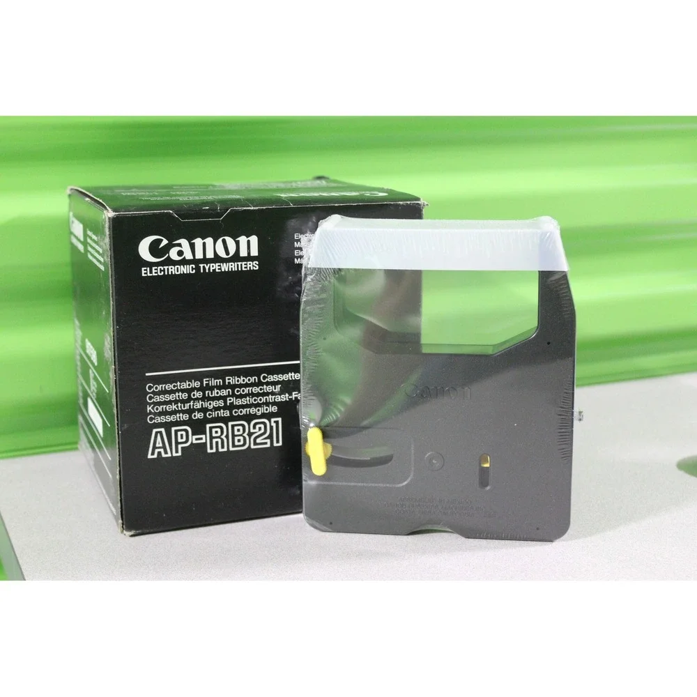 Canon AP-RB21 Correctable Film Ribbon Cassette for Electronic Typewriters Black